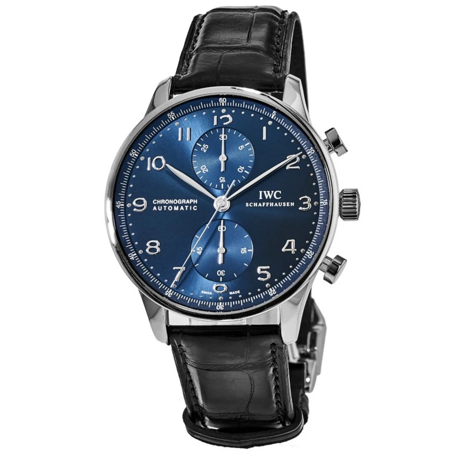New IWC Portugieser Automatic Chronograph Blue Dial Men’s Watch IW371606