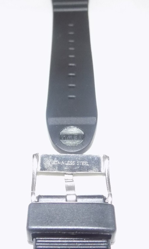 8 3/8″ 183mm Length Black Water Resistant Sport 18mm Watch Band Fits Digital LED