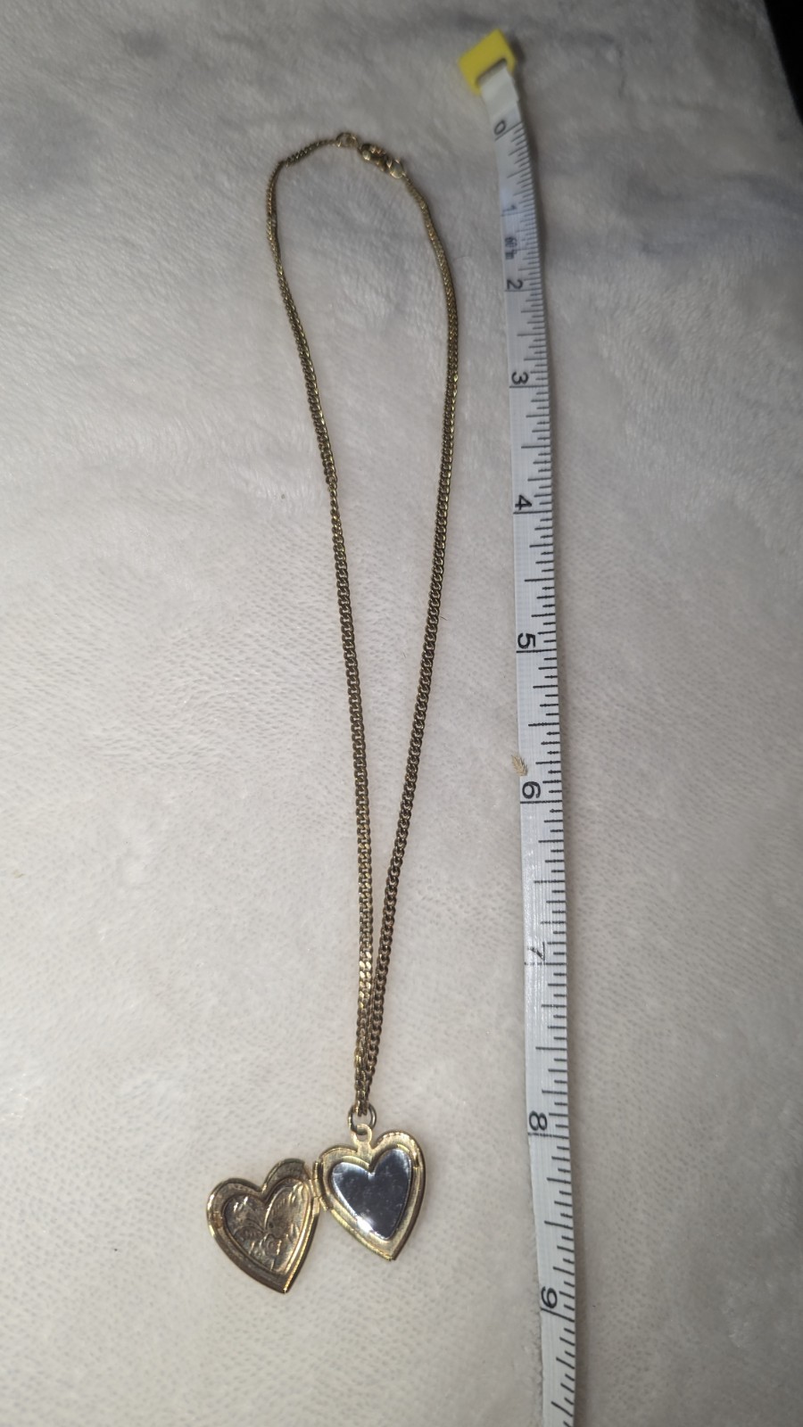 Vintage HAYWARD 12K Gold Filled Heart Locket Necklace – Etched Bird & Flower