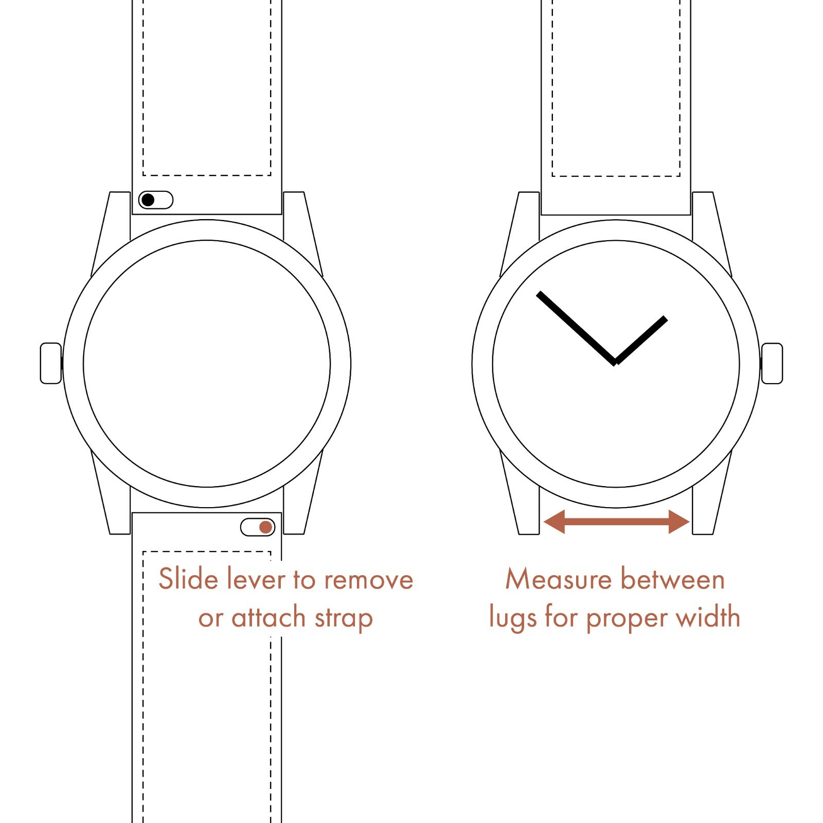 Benchmark Black Canvas Quick Release Watch Band – 20mm or 22mm