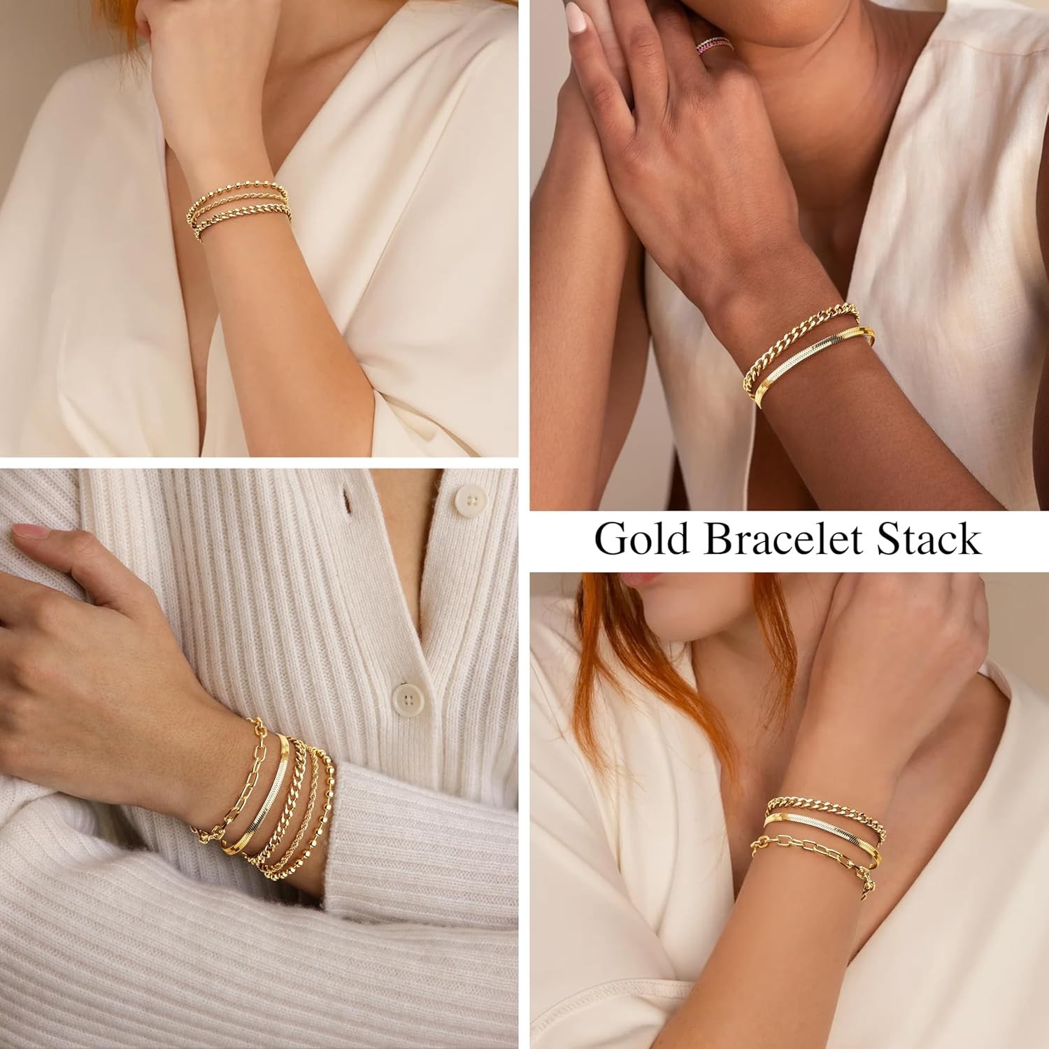 Non-Tarnish Gold Stackable Bracelets – 5 Unique Styles for Every Occasion