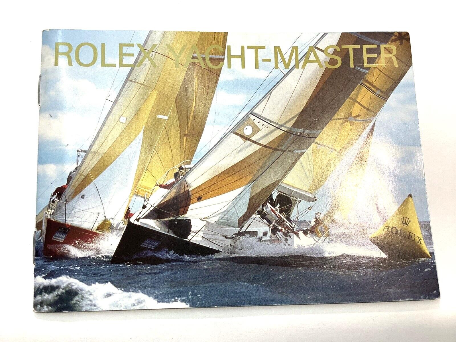 ROLEX YACHT-MASTER Spanish Booklet User Manual for Gold Models Dated 2004 MINT