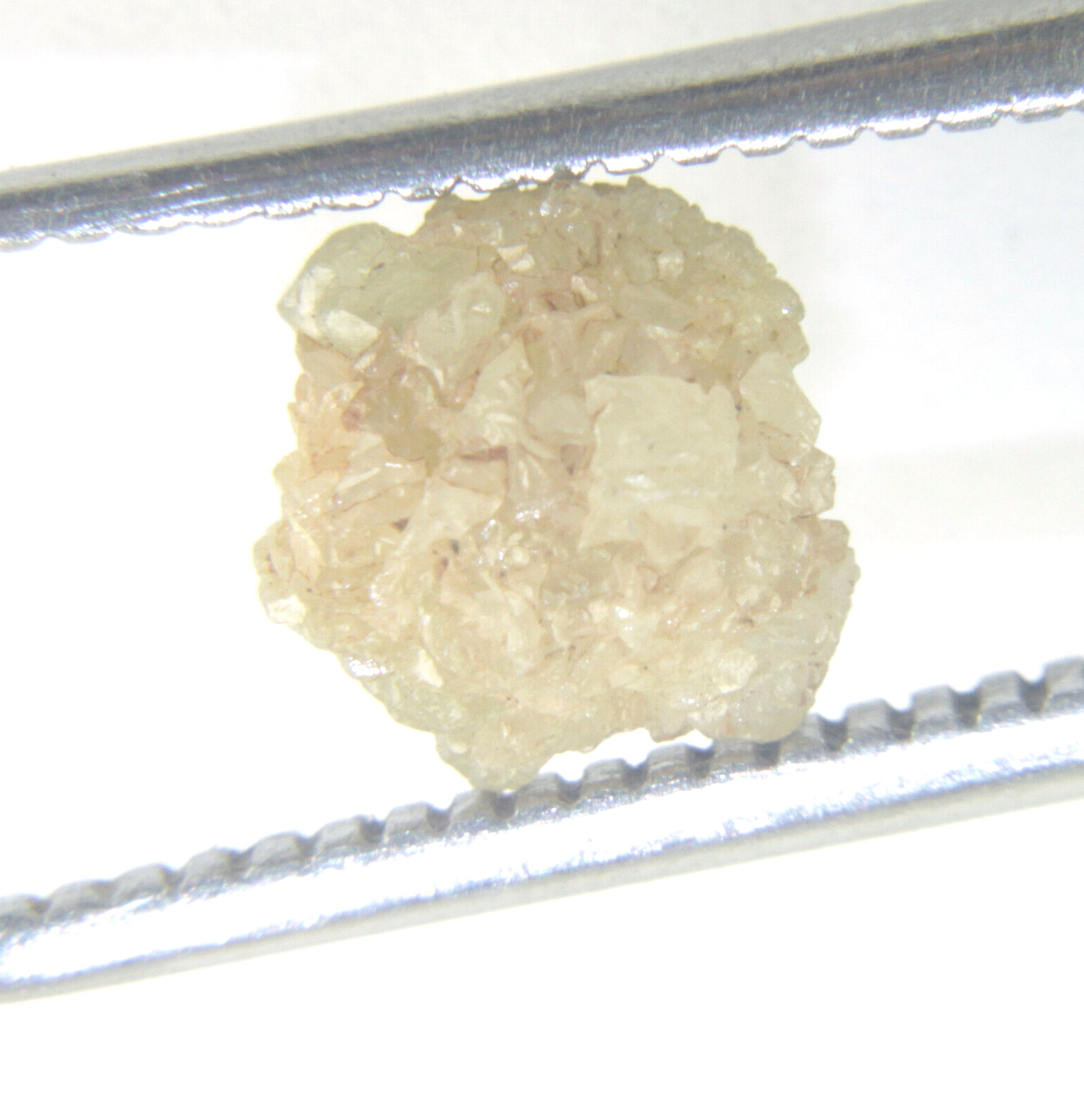 1.68 CTS NATURAL REAL RAW UNCUT GREY ROUGH DIAMOND 8.09×7.69×4.45 MM
