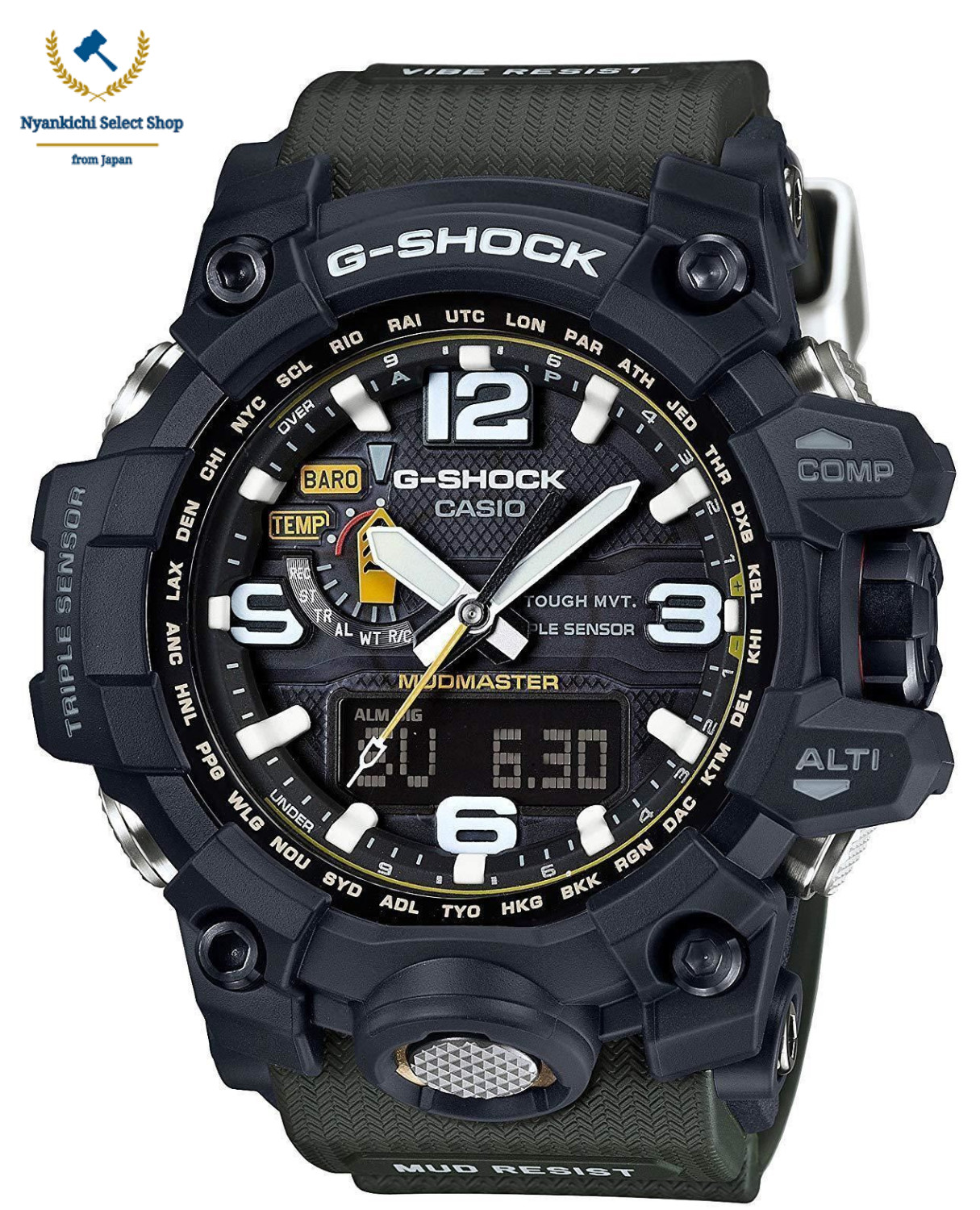 CASIO G-SHOCK GWG-1000-1A3JF MUDMASTER Multiband 6 Solar Radio Men’s Watch New
