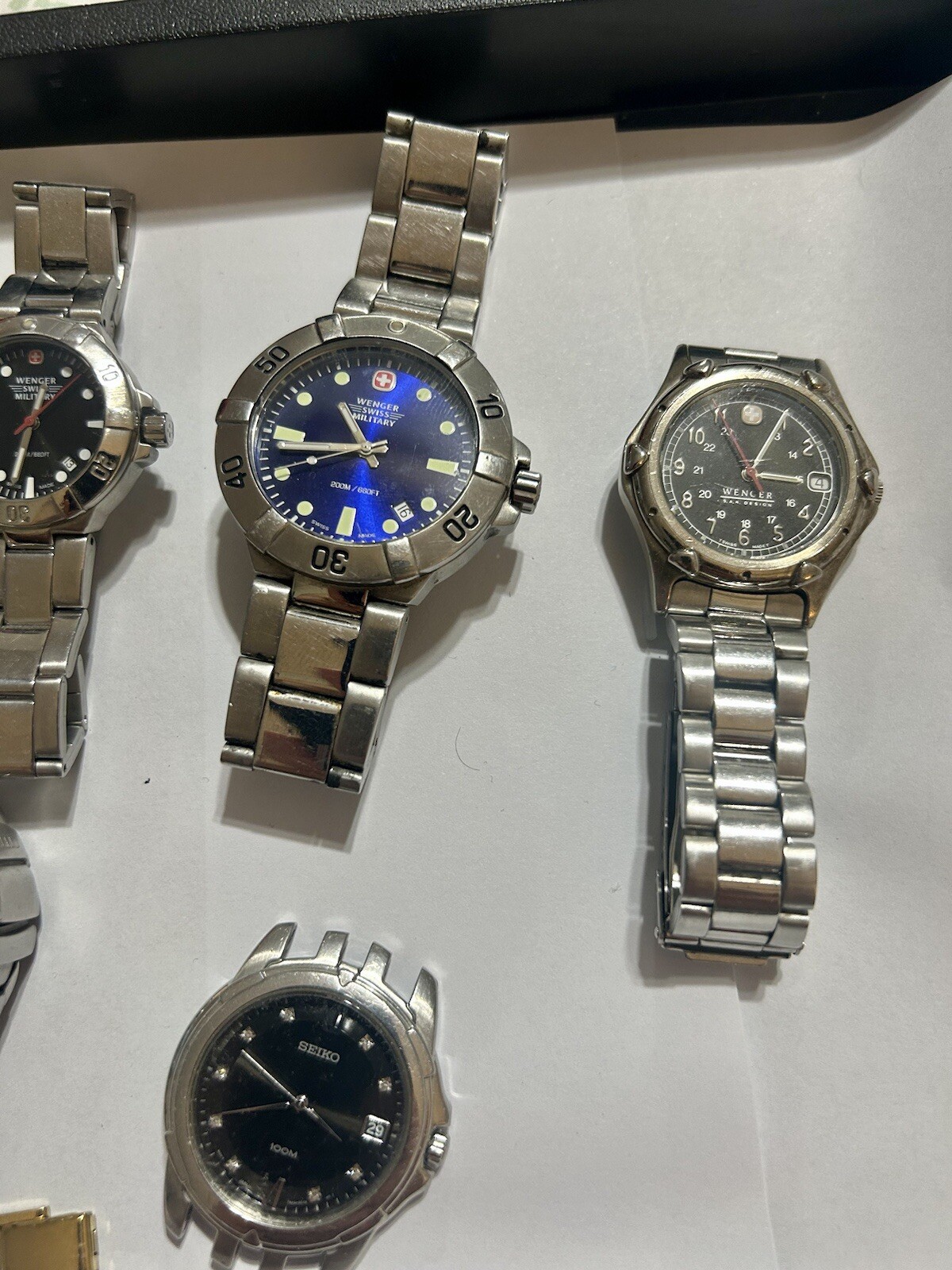 Lot Men’s And Women’s Citizen, Seiko, Pulsar, Swiss Wegner Watches AS-IS