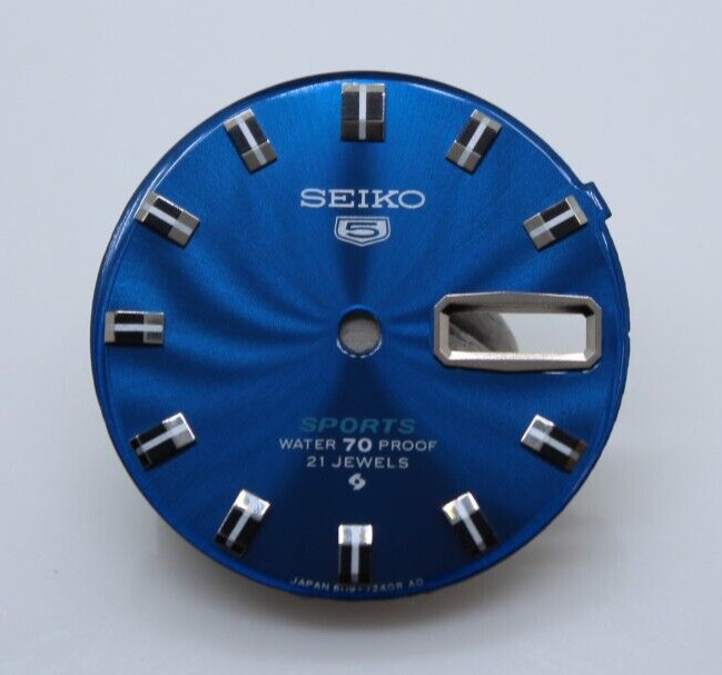 Blue Dial for Vintage Seiko Rally 6119-7170 6119-7173 Diver Sport Diver Proof
