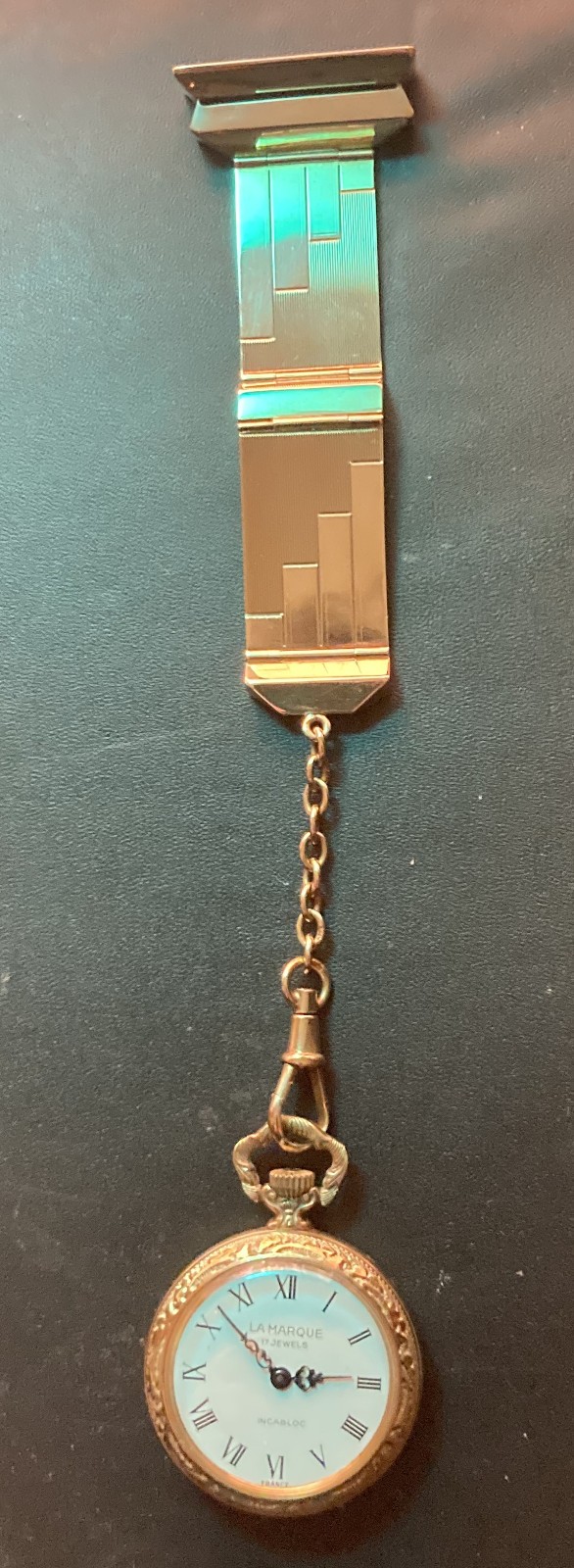 ANTIQUE 1920’s 22K/885 SOLID GOLD ART DECO WATCH FOB – 17.5g