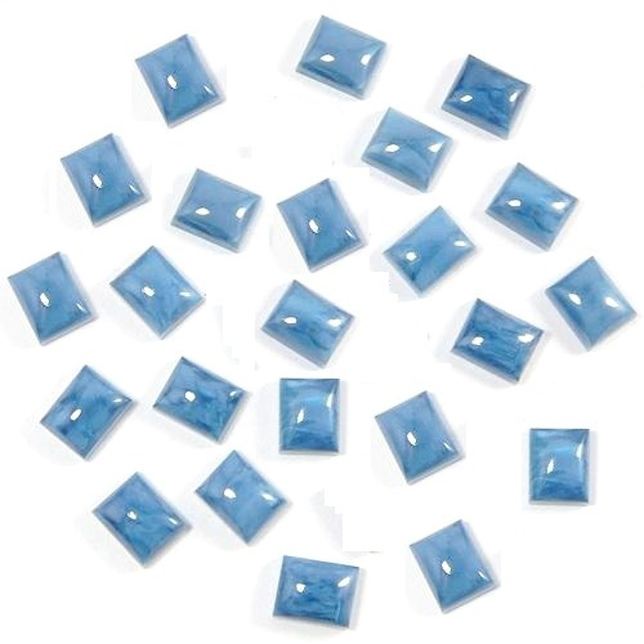 Natural Blue Opal Rectangle Cabochon 6x8mm To 20x25mm Loose Gemstone
