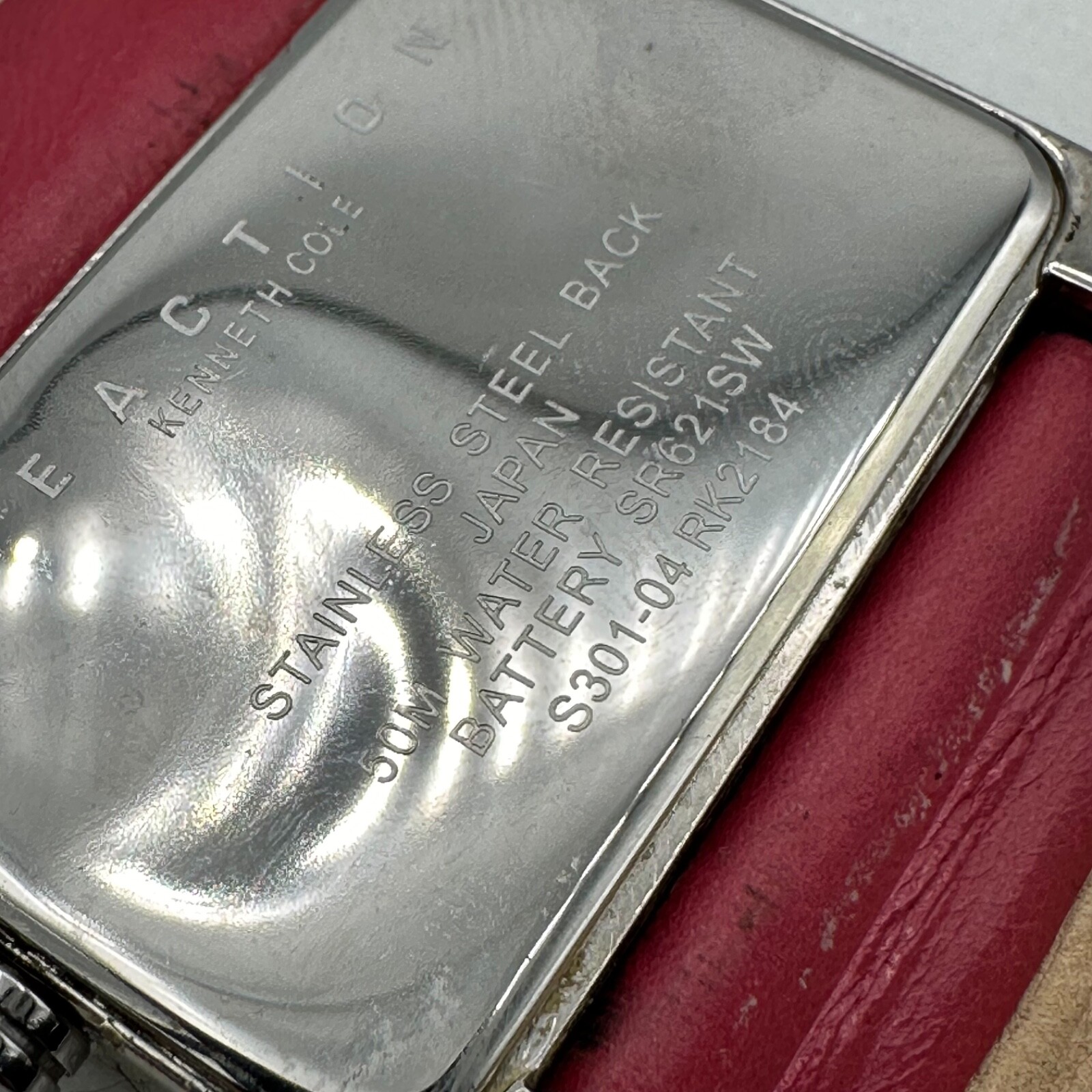 Kenneth Kole Reaction Watch, RK2184, Pink, New Battery Installed