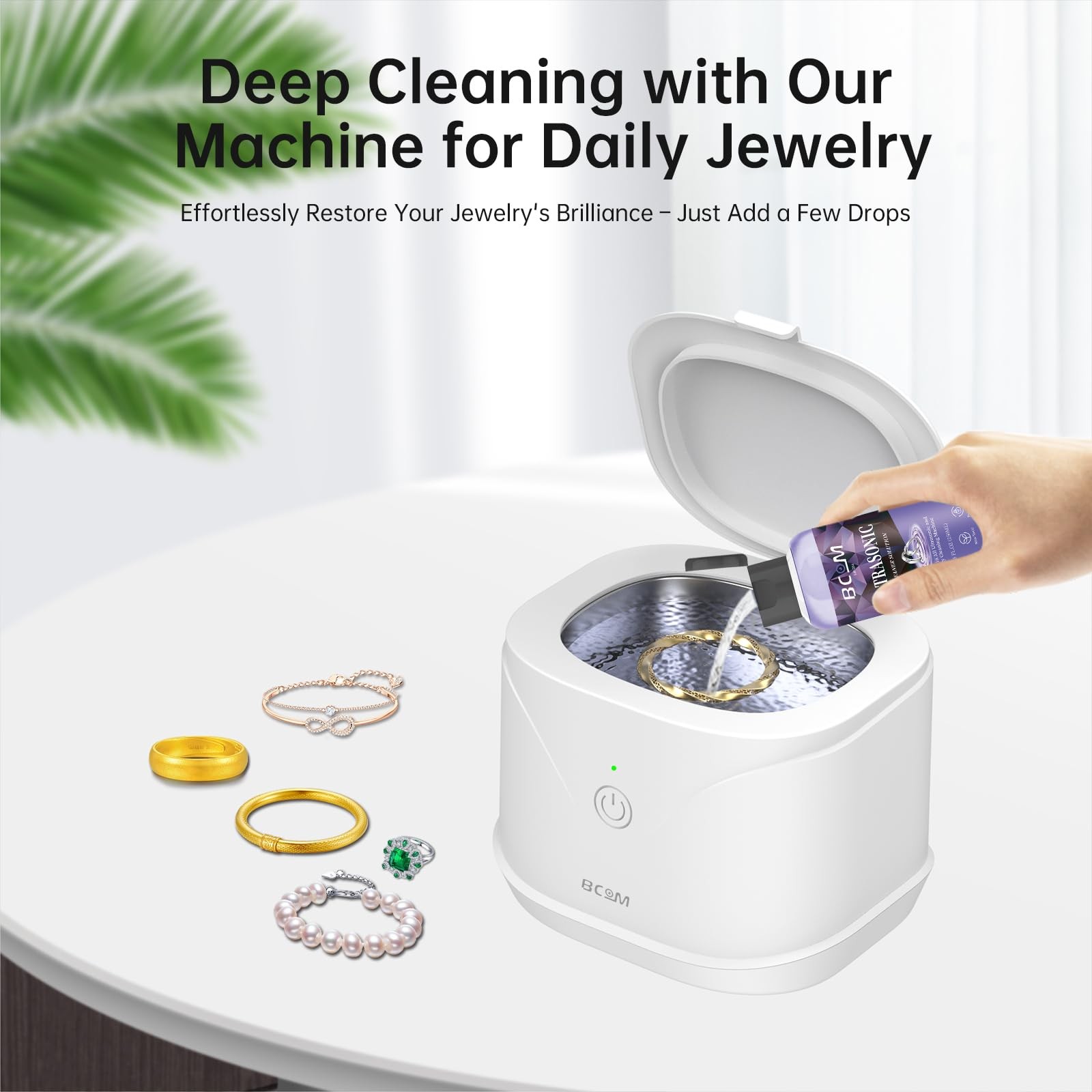 Ultrasonic Jewelry Cleaning Solution, Great for Use in All Ultrasound Purple