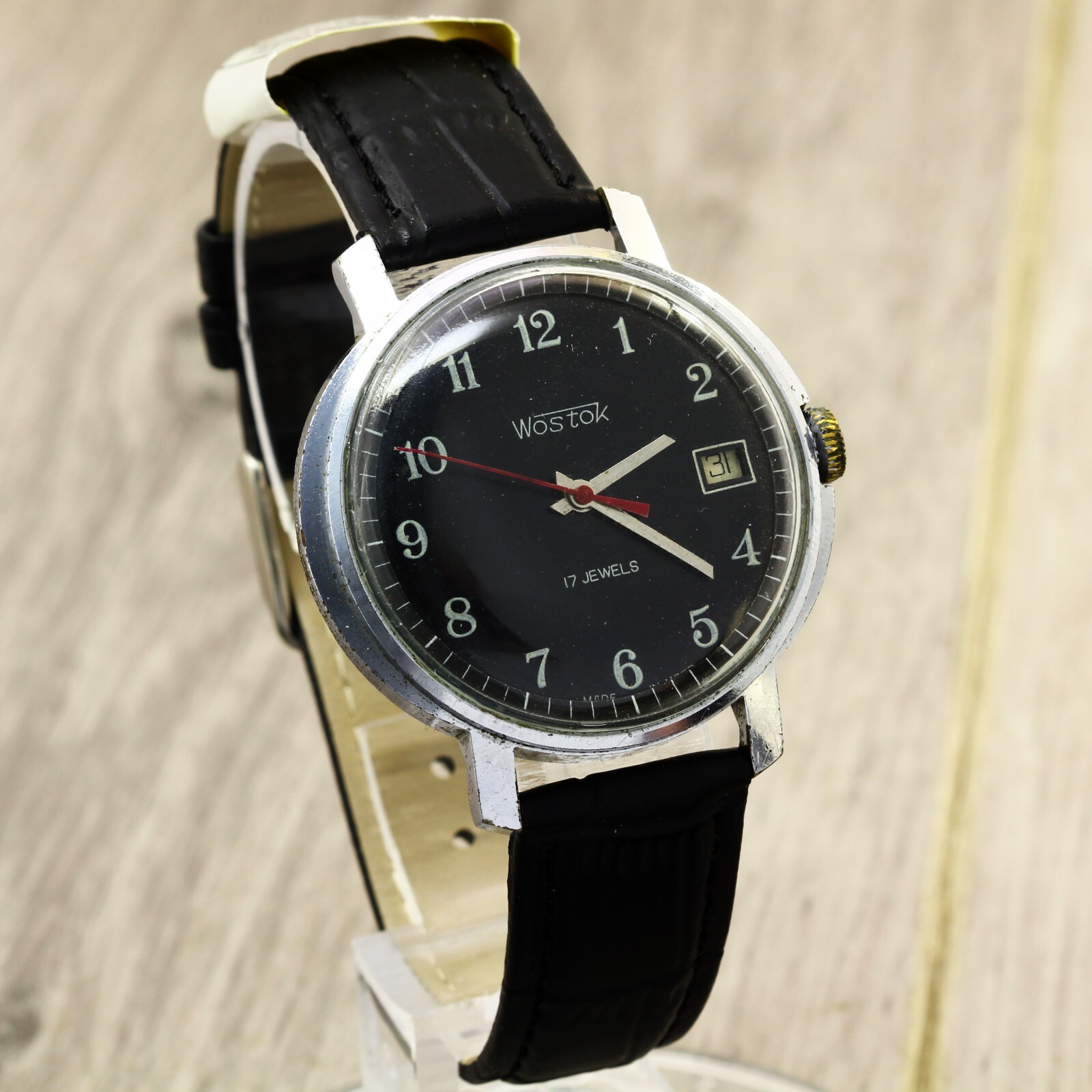 Original wostok vostok USSR Soviet mechanical watch caliber 2214 date Export