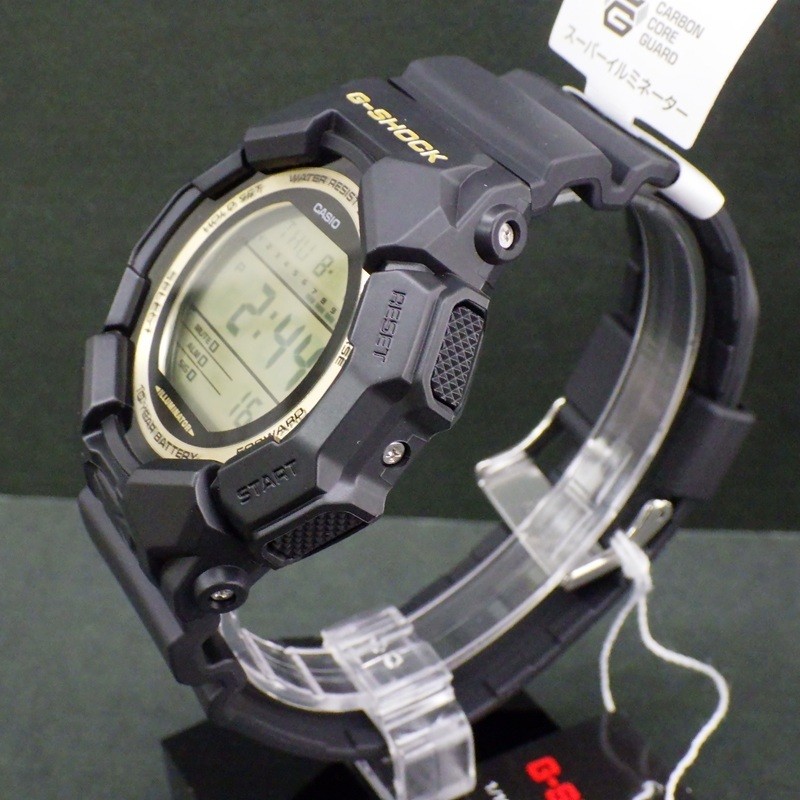 brand new CASIO G SHOCK GD 010GB 1A9JF Black and Gold Series shock resistant str