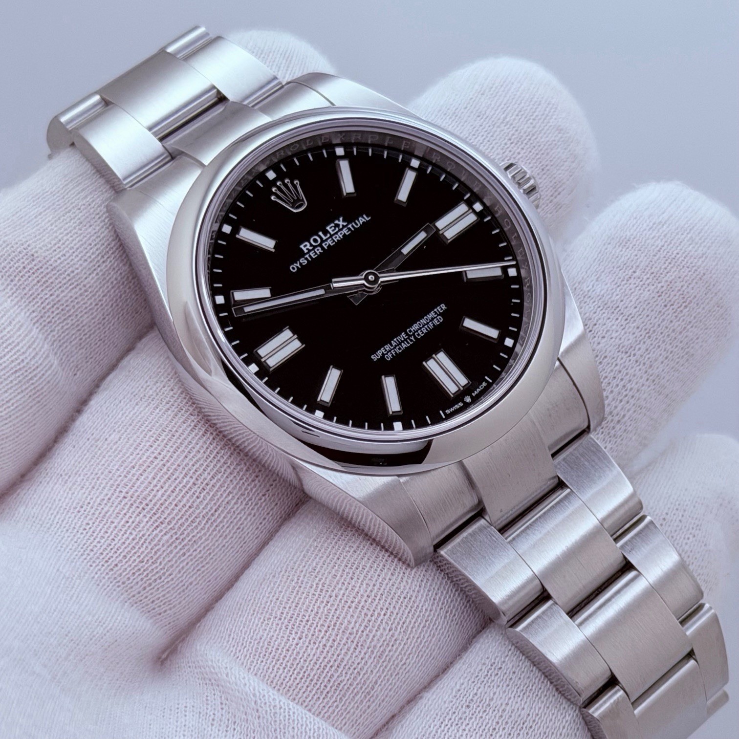 Rolex Oyster Perpetual 124300 41mm Black Dial Stainless Steel Box Papers 2022