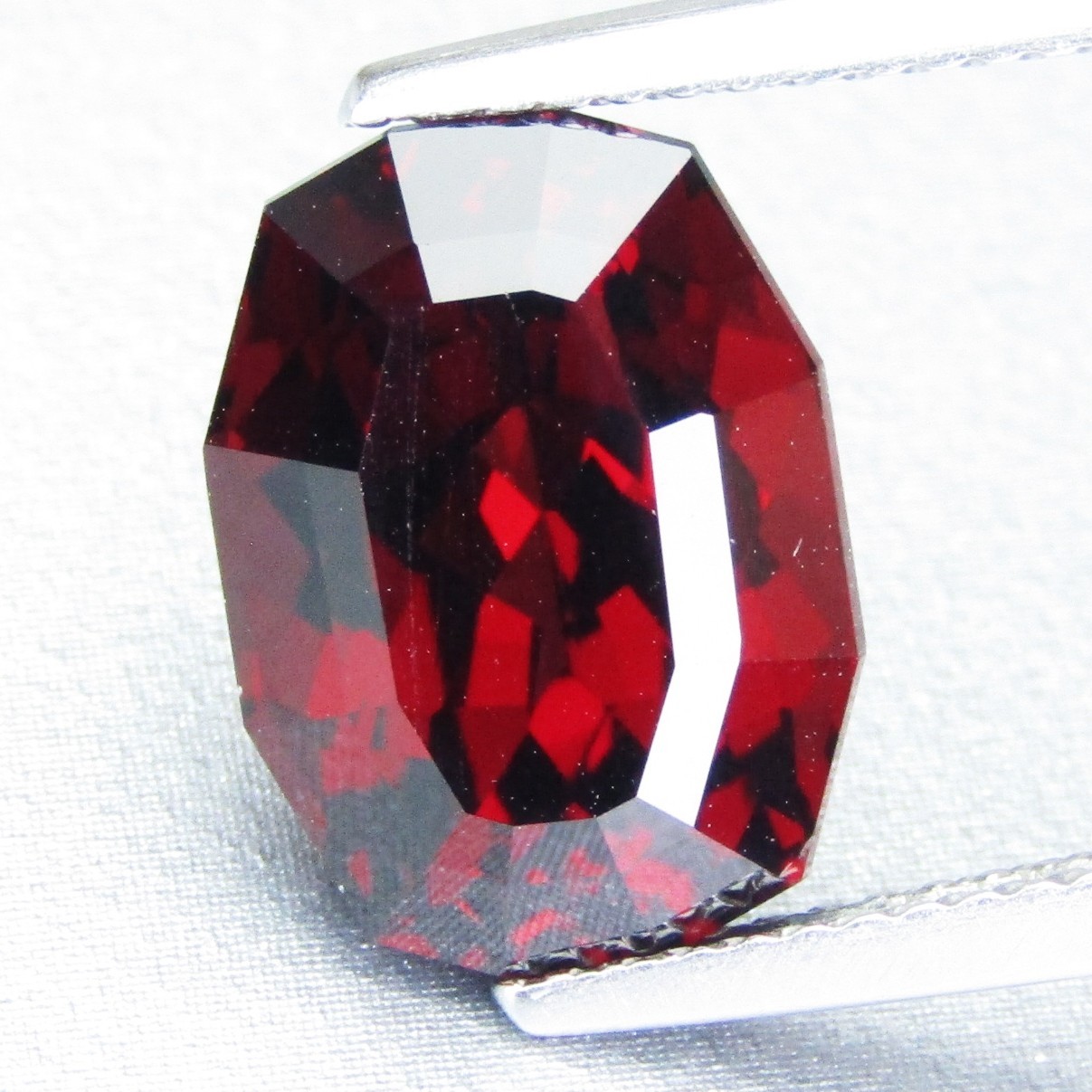 7.77Cts Magnificent Cushion Custom Cut Natural Almandine Garnet Loose Gemstone
