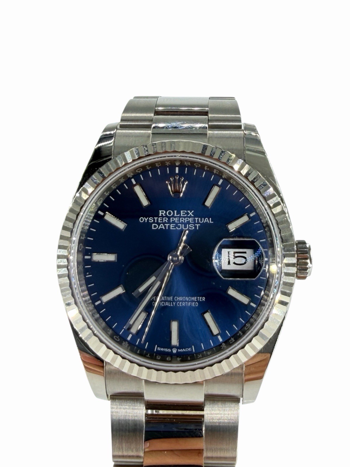 ROLEX Datejust 36, Ref.126234, Stainless Steel, Blue Dial