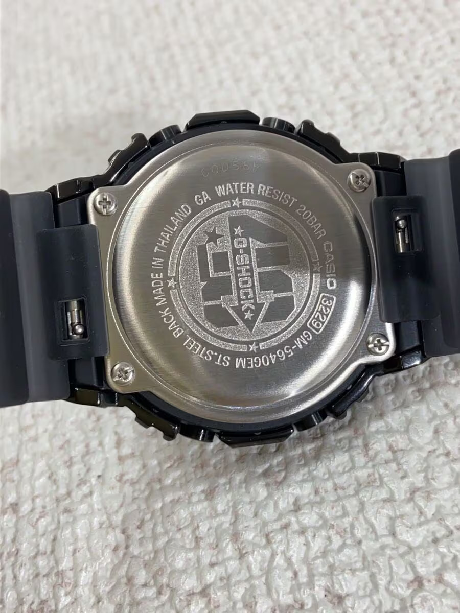 CASIO Quartz Watch G SHOCK Digital Rubber BLK BLK