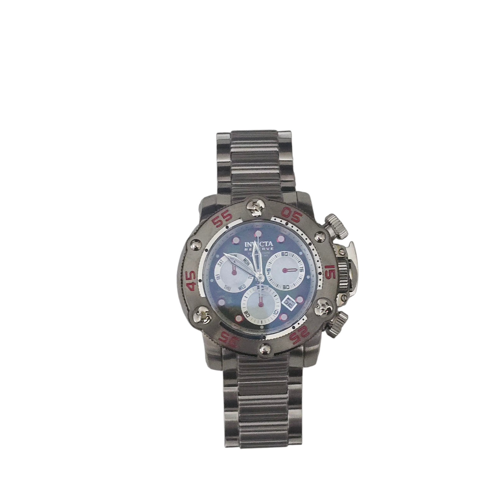 Invicta Reserve Sea Hunter Pro Diver Chronograph Watch 28549 Mens 200M Stainless