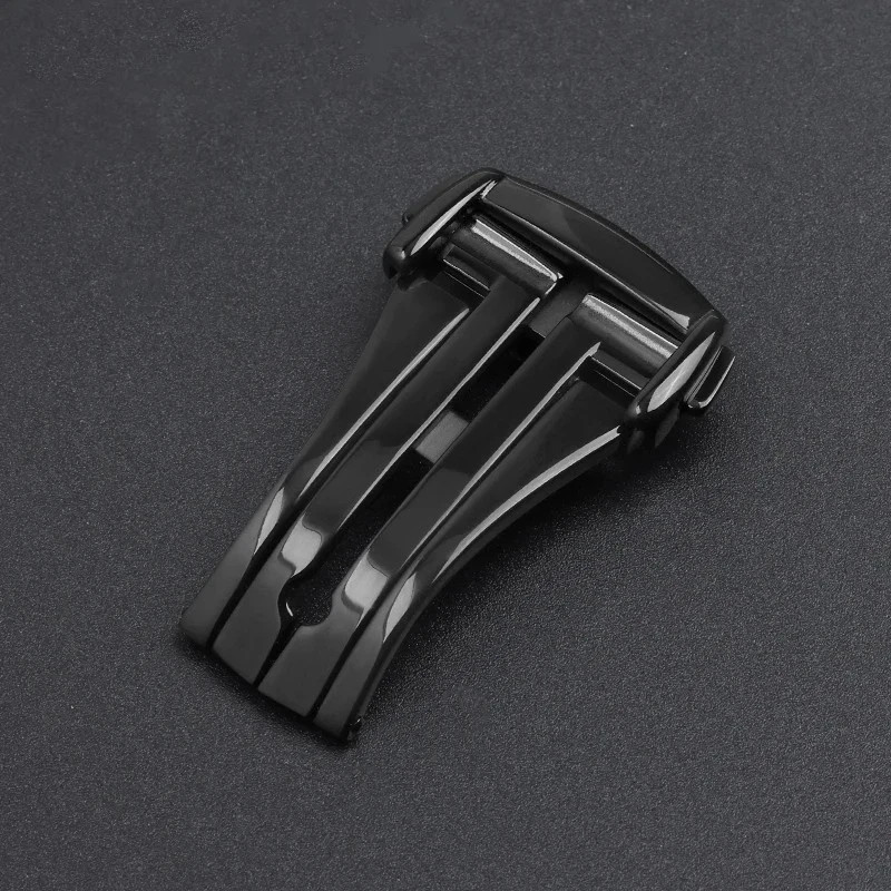 18mm 20mm Stainless Steel Deployment Watch Clasp Single Fold Deployant Buckle