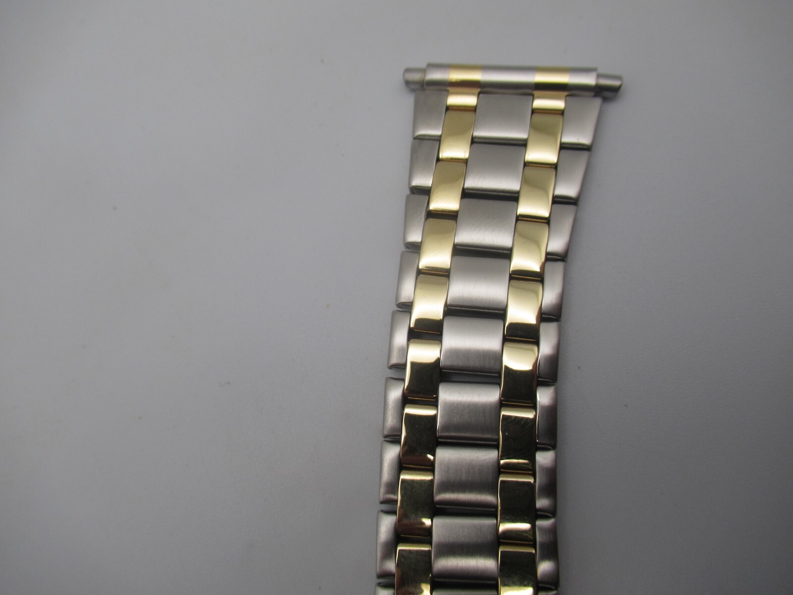 22-28MM Two Tone Stainless Steel Men’s Watch Band