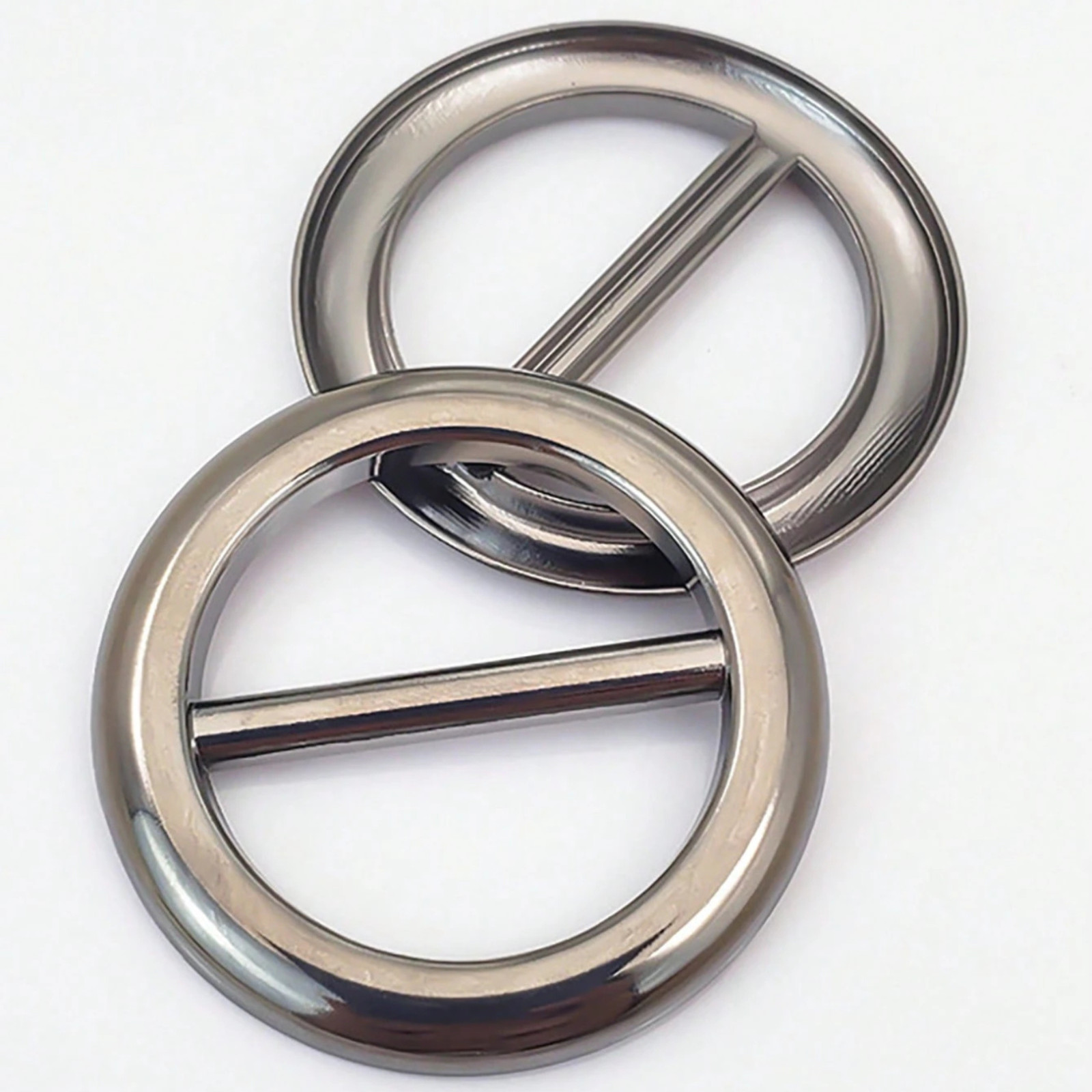 3Pcs Metal Silk Scarf Ring Clip T-Shirt Tie Buckle Holder Women Girls Shawl Gift