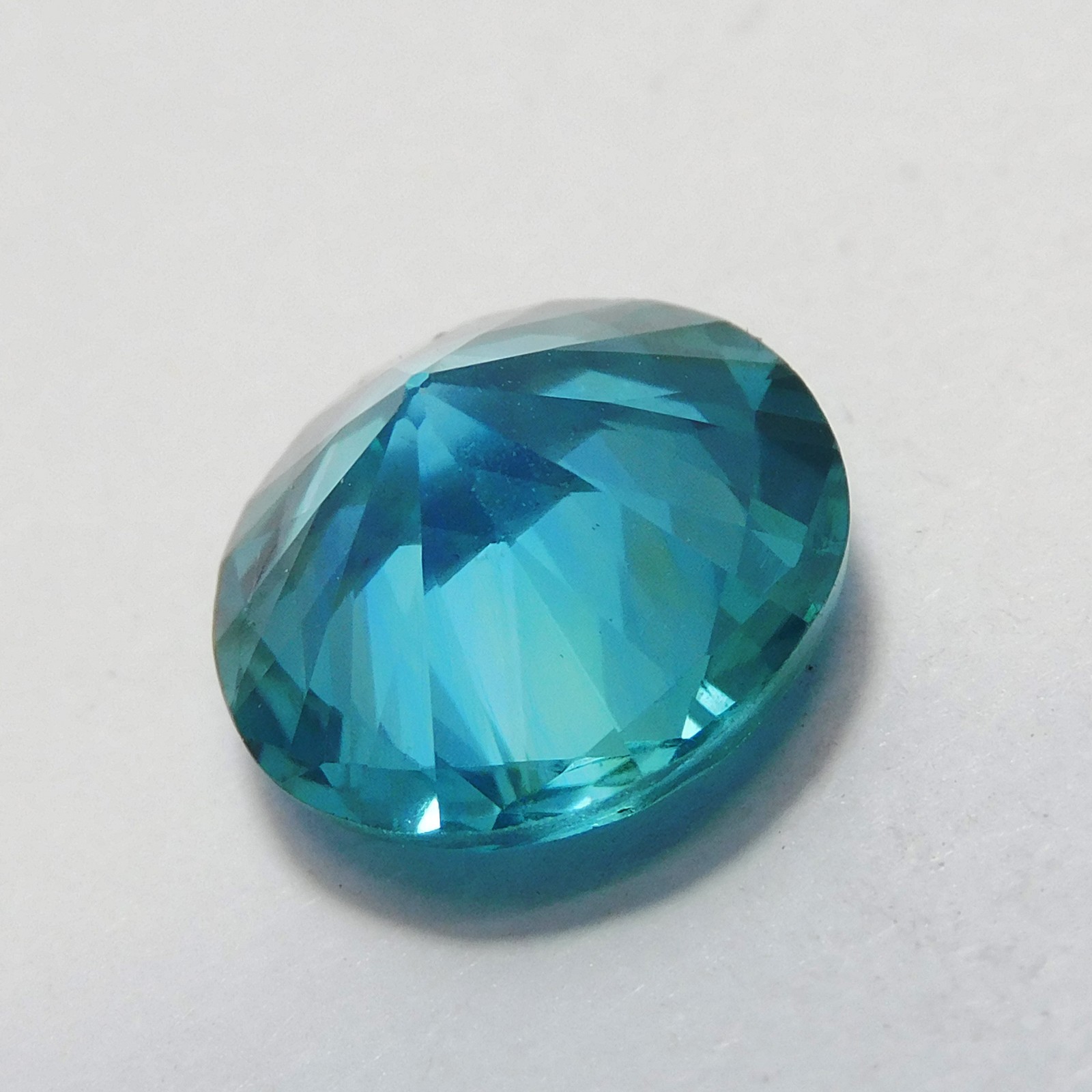 6.65 Ct Natural Gemstone Bluish Green Grandidierite CERTIFIED Round Cut