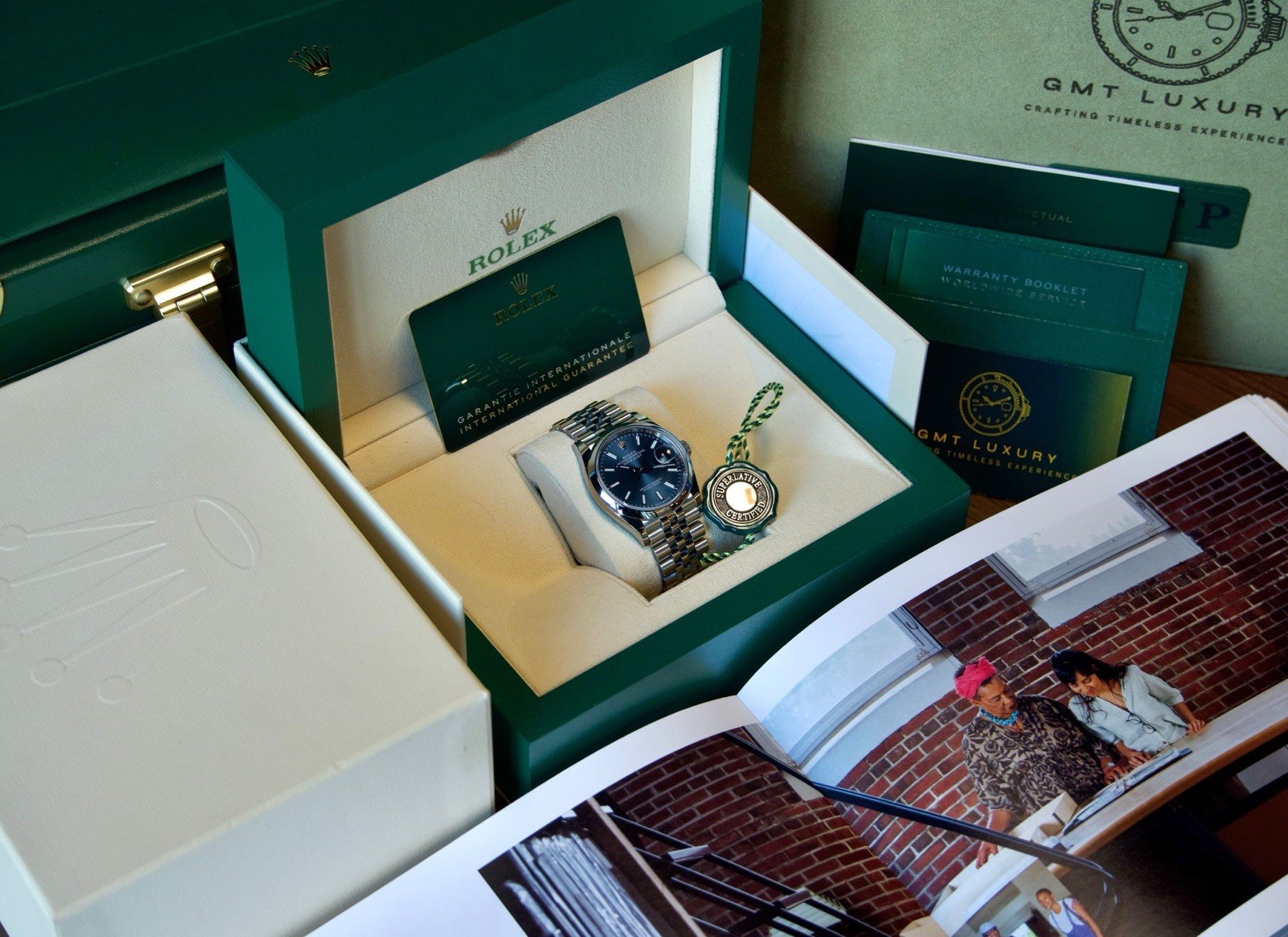 Rolex Datejust 36 “Blue Dial” COMPLETE SET 126200