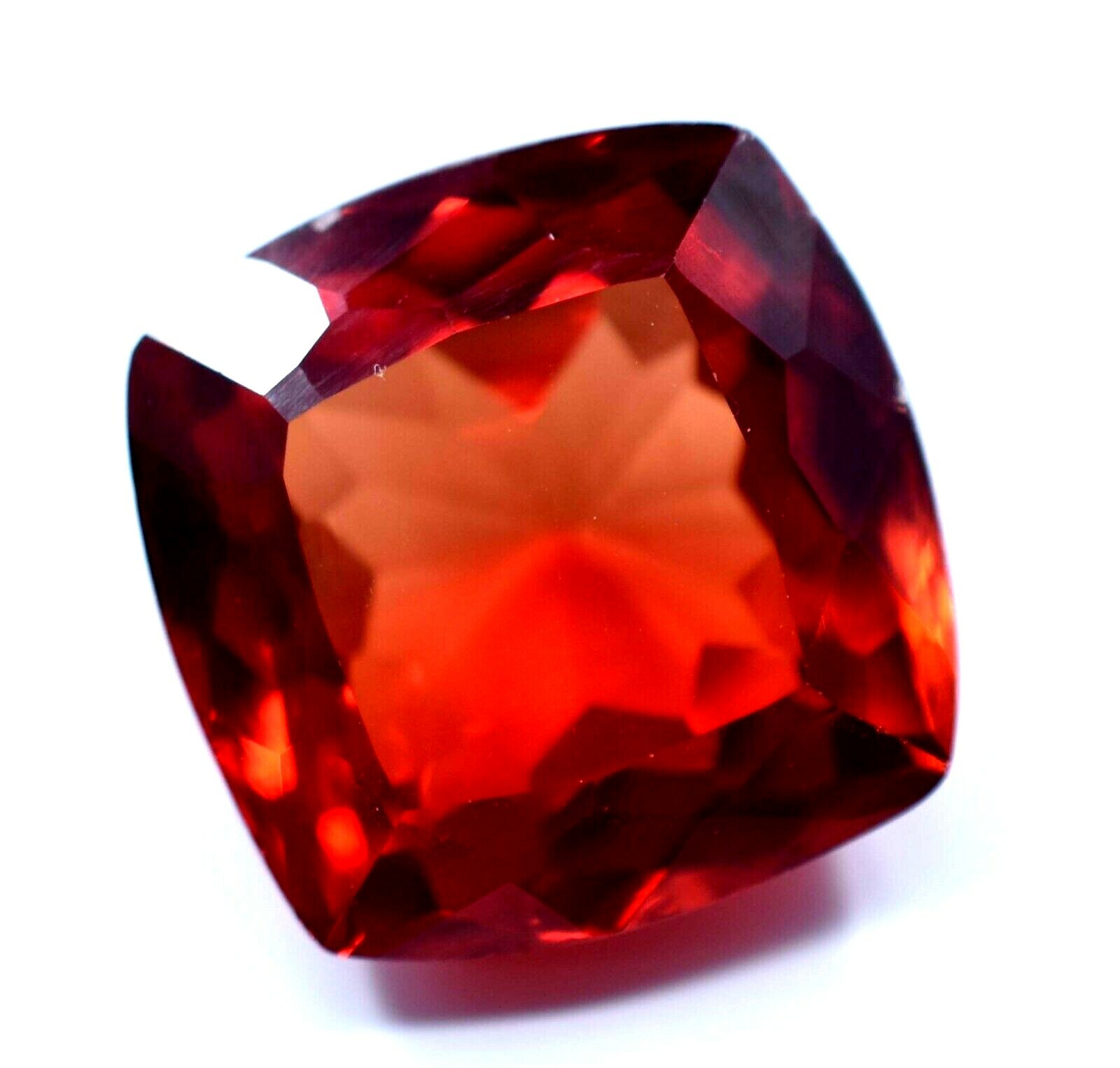 AAA Treated CEYLON Orange Spinel 14.85CT Certified STUNNING Cushion Cut Gemstone