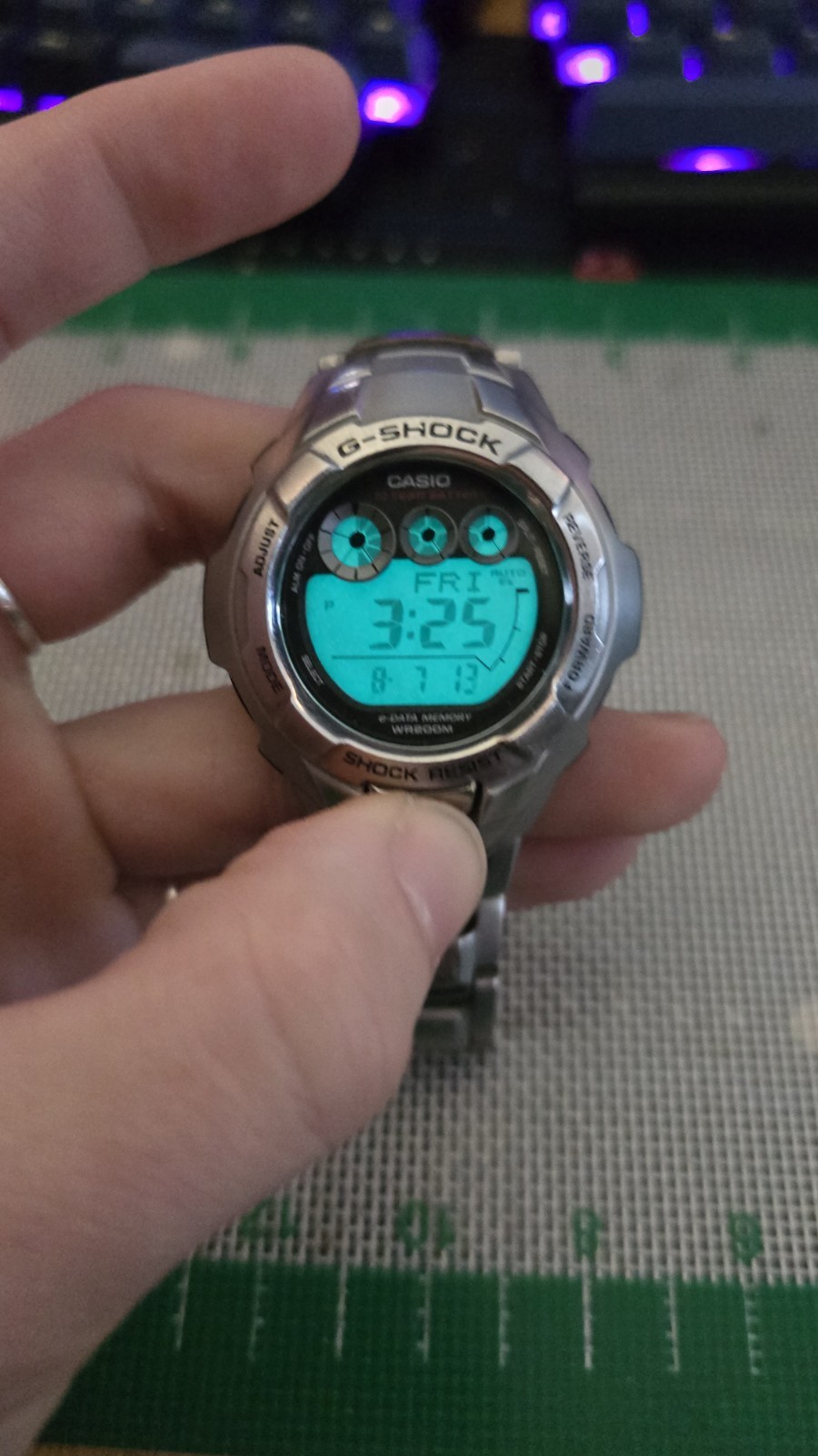 Casio Men’s G-Shock Digital Watch G-7100 with New Battery