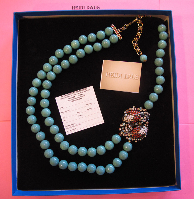 HEIDI DAUS KOI Necklace~RETIRED~NEW IN BOX Simply Irresistible Swarovski~FREE H