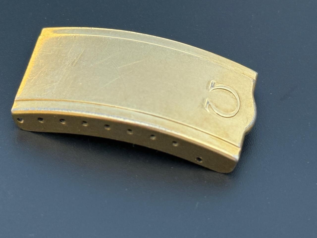 Vintage OMEGA Genuine Gold Clasp Top 16mm P-112