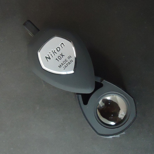 Nikon Jewelry Loupe 10X Appraisal Professional Pocket Round Magnifier Japan