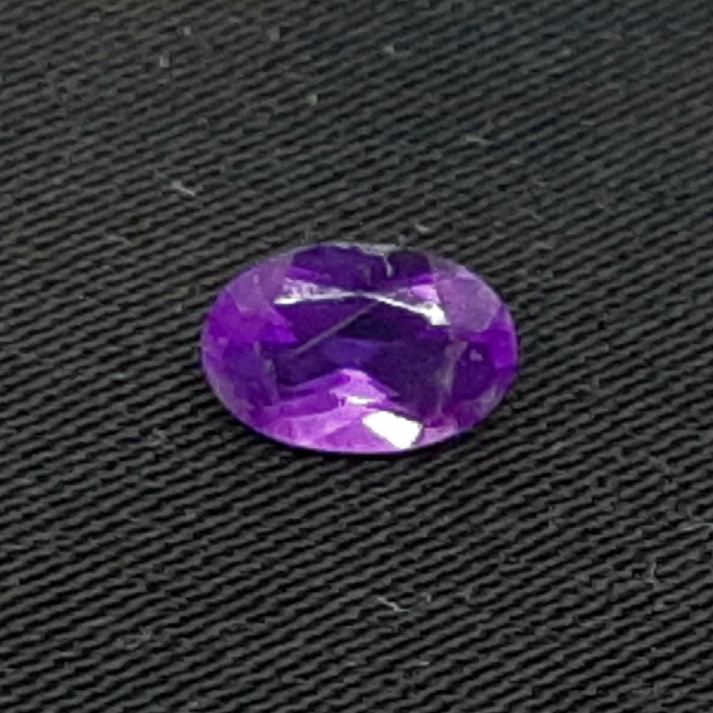Genuine .43ctw Amethyst Oval Shape 6.0 x 4.0 mm Loose Gemstone