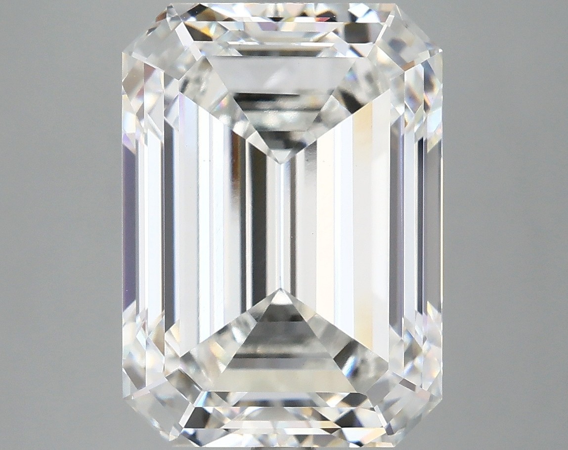 IGI Certified 7.16 Cts EMERALD Cut Lab Grown CVD Diamond F Color VS1 Clarity
