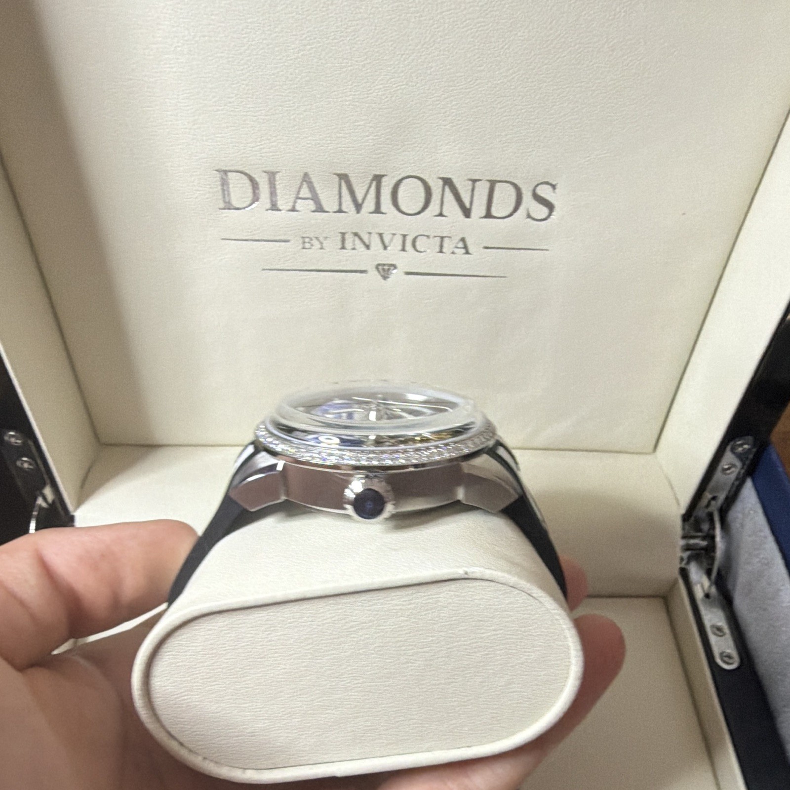 70194 – Invicta Objet D Art Adamastre Diamond Men45.5mm Stainless Steel Tone