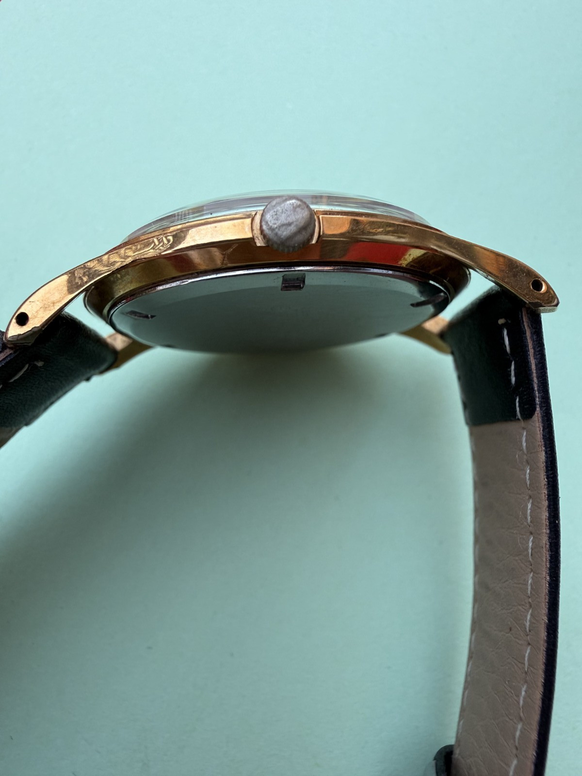 Buren Grand Prix Vintage Gold-Plated Watch