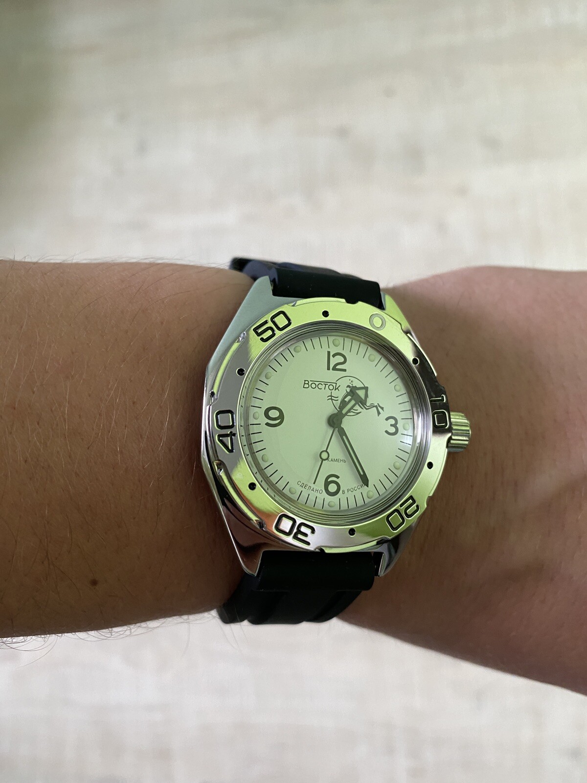 Vostok Amphibia 670920 Watch Scuba Dude Diver Mechanical Automatic USA SELLER
