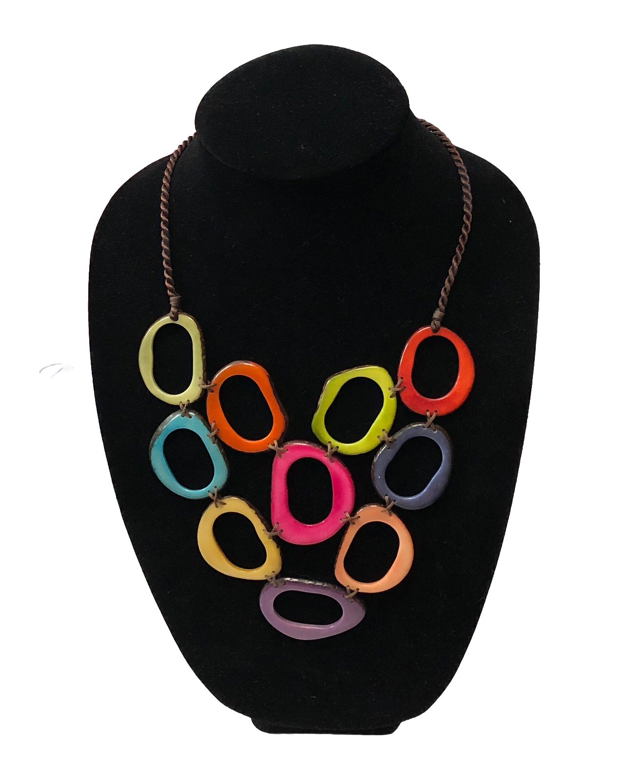 Tagua by Soraya Cedeno Necklace Adjustable Statement – 20 to 30 inch