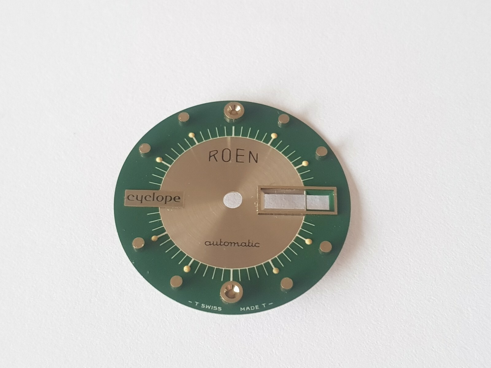 AS 1906 Cyclope Watch Dial 28mm Approx Swiss Made