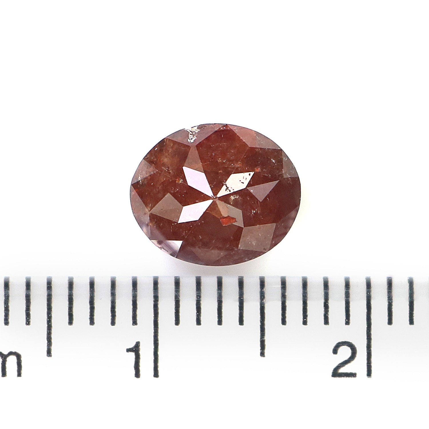 1.83 CT Natural Loose Oval Shape Diamond 8.00 MM Brown Color Oval Diamond L3639