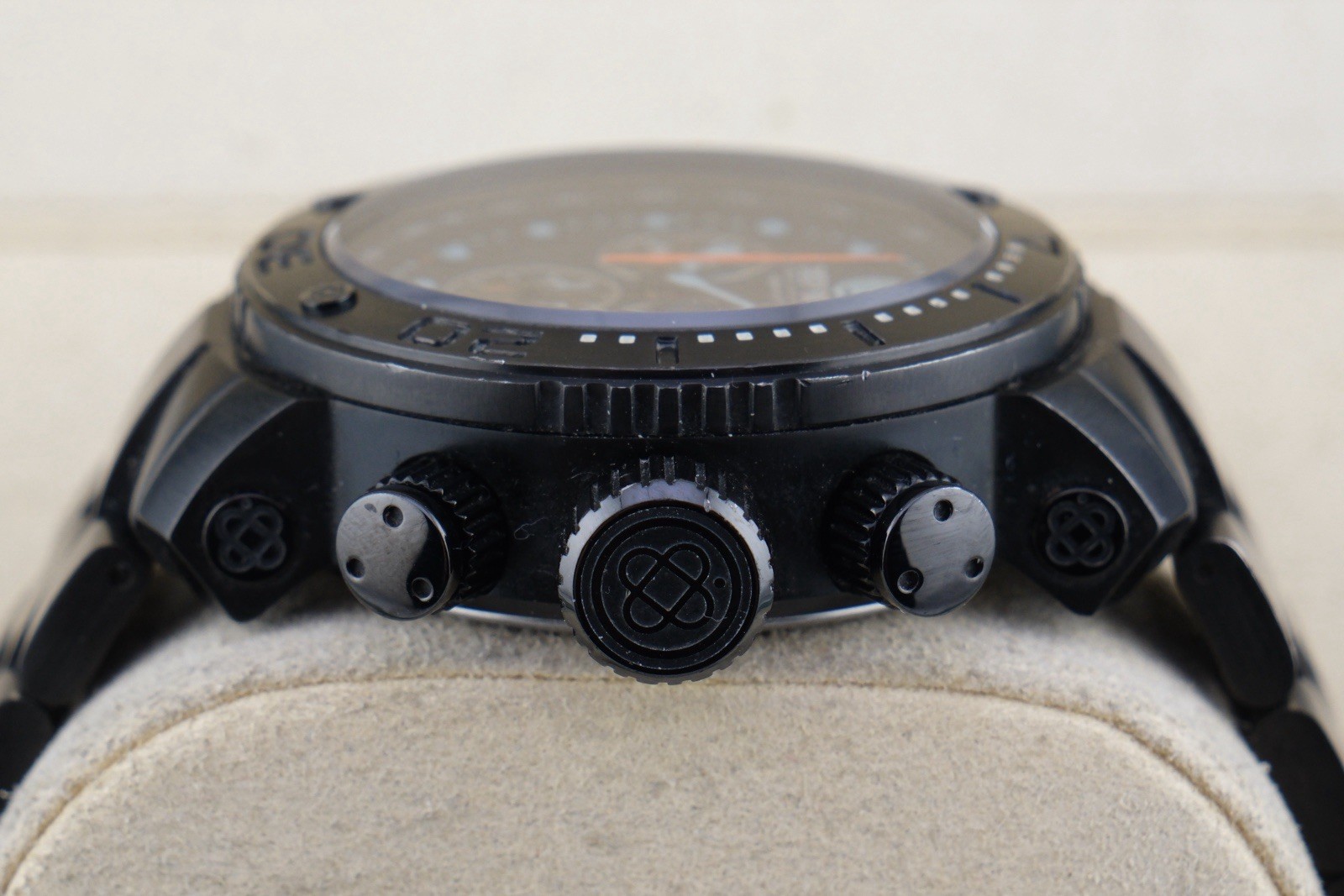 Juggernaut 1000m Chronograph PVD Black Swiss Quartz 46mm 7.1”