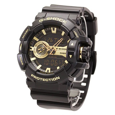 CASIO G-SHOCK GA-400GB-1A9 GA-400 GA Quartz Analog & Digital Black/Gold Black