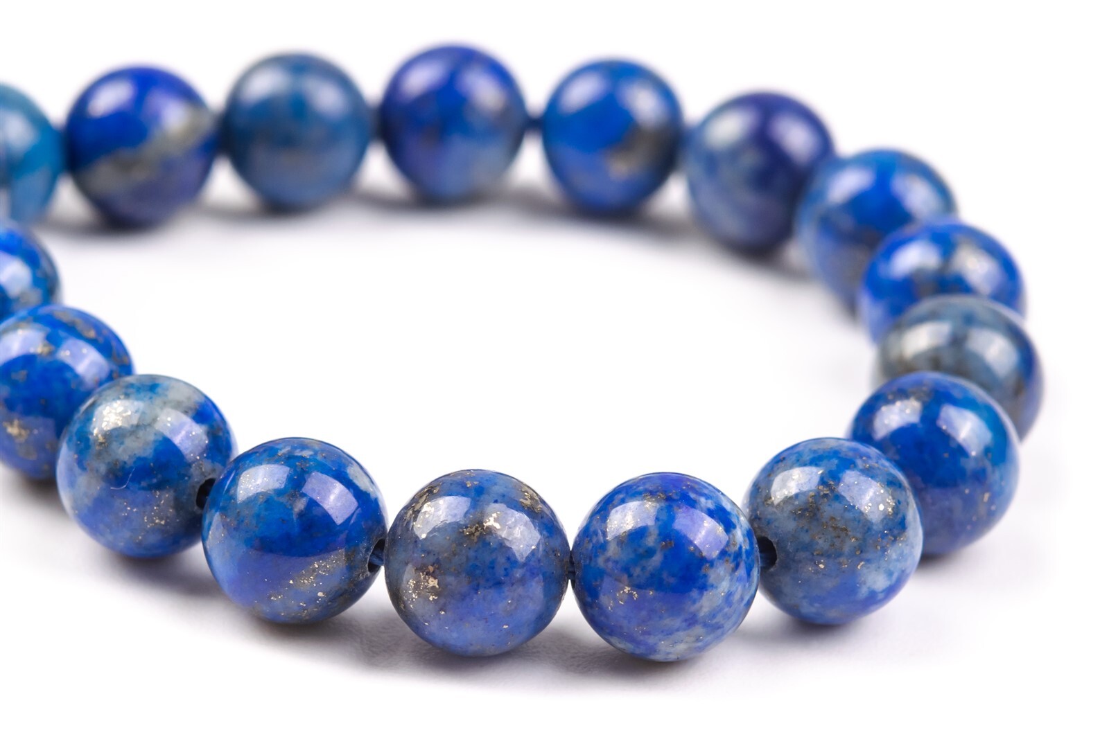 8MM Genuine Natural Blue Lapis Lazuli Beads Grade A Round Loose Beads