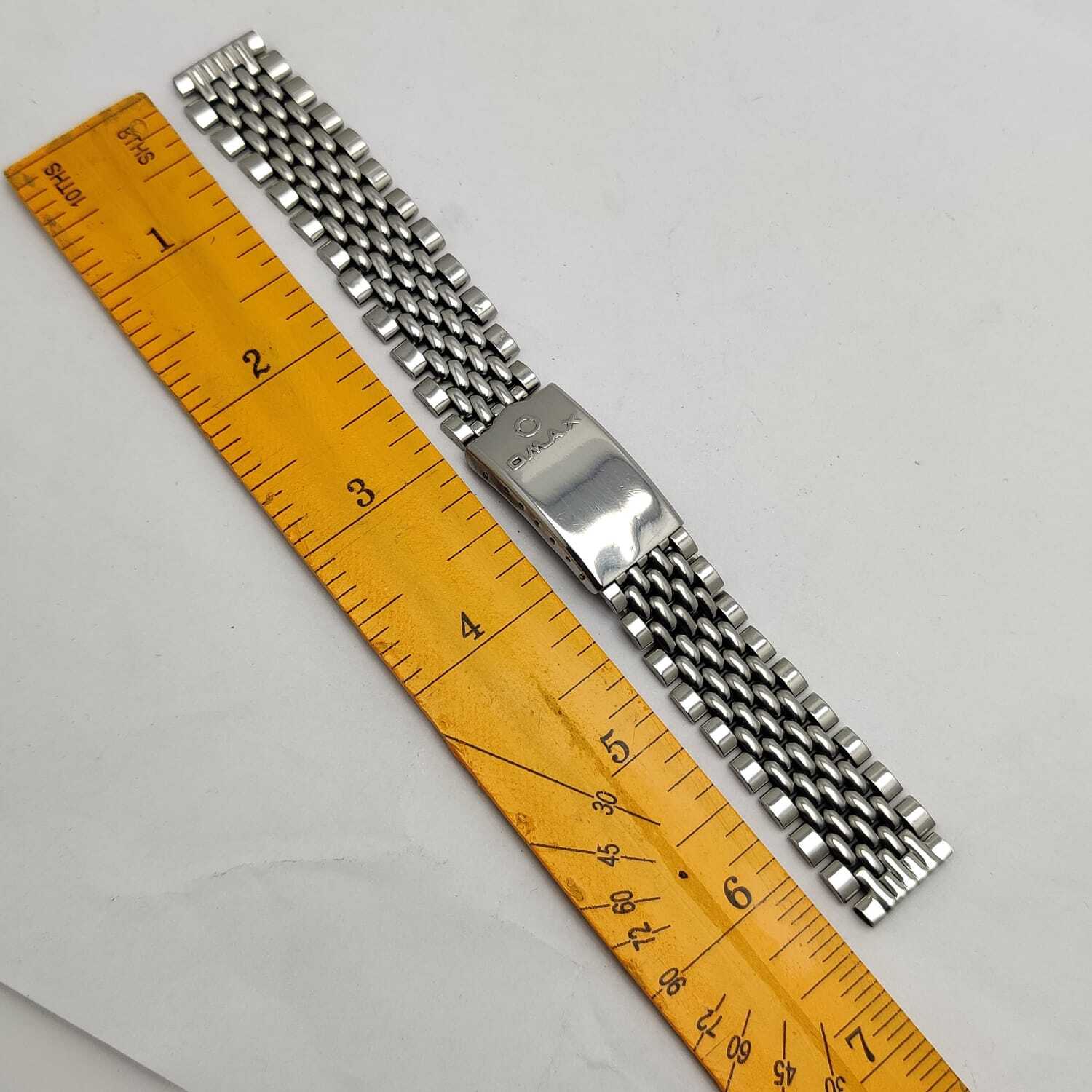 15.50 mm Omax Beads Of Rice Stainless Steel Watch Bracelet