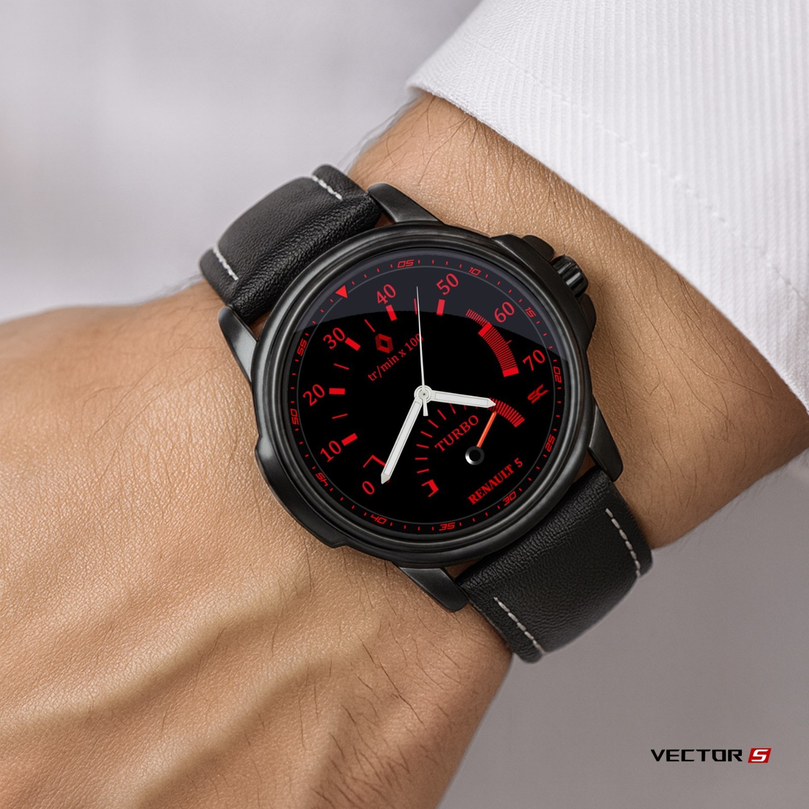 Renault Lovers ContaKM 5 GT Turbo Sport Wristwatch with Tachometer