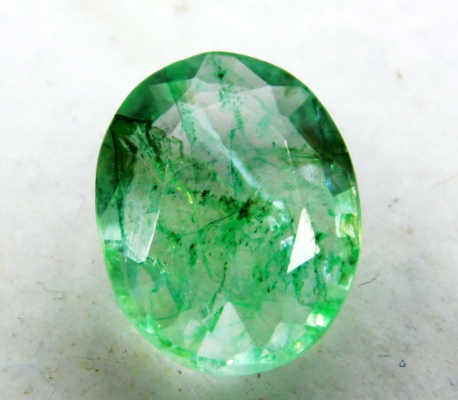 2.95 Ct Natural Green Emerald – Certified Untreated Zambian Loose Oval Gemstone