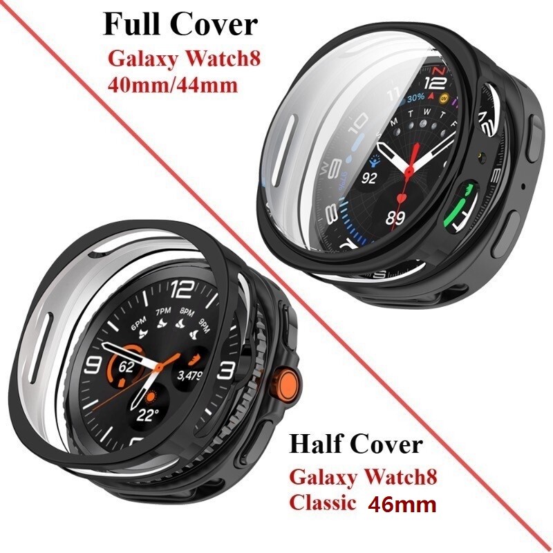 Metal Stainless band and TPU Case For Samsung Watch 8 40/44mm & 8 Classic 46mm