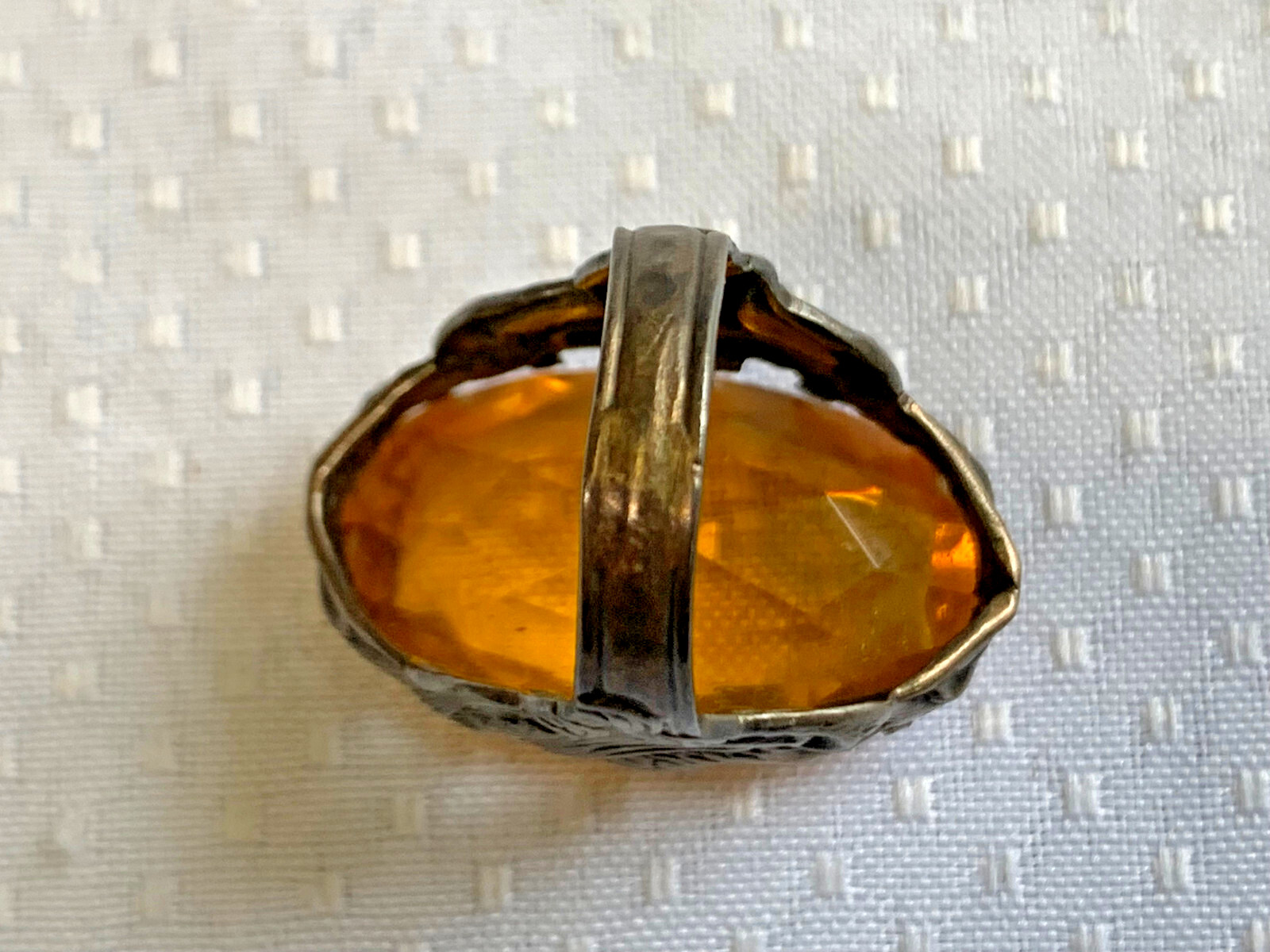 Antique Sterling Silver Ring Fine Jewelry Size 3.25 Band Mythological Asian Bird