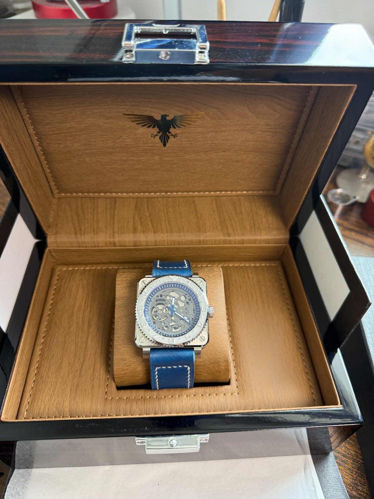 Bespoke Skeleton mod Automatic Watch powered by nh72 movement