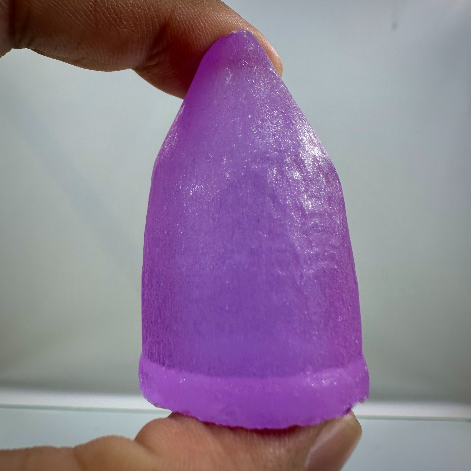 261 ct Lavender Pink YAG ( Yttrium Aluminum Garnet ) ROUGH LAB CREATED