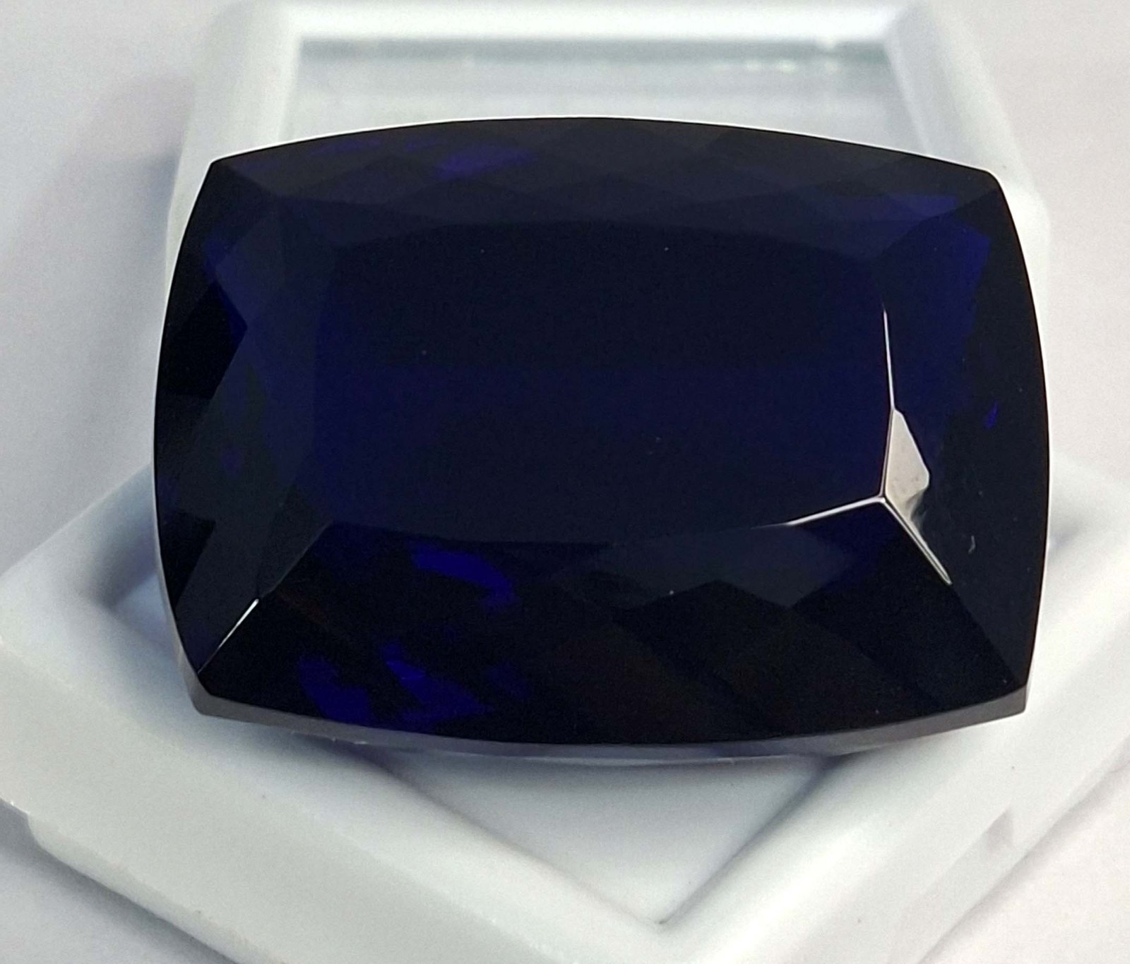 Cushion Cut Blue Tanzanite Natural 58-60 Ct EGL Certified Loose Gemstone TQ1807